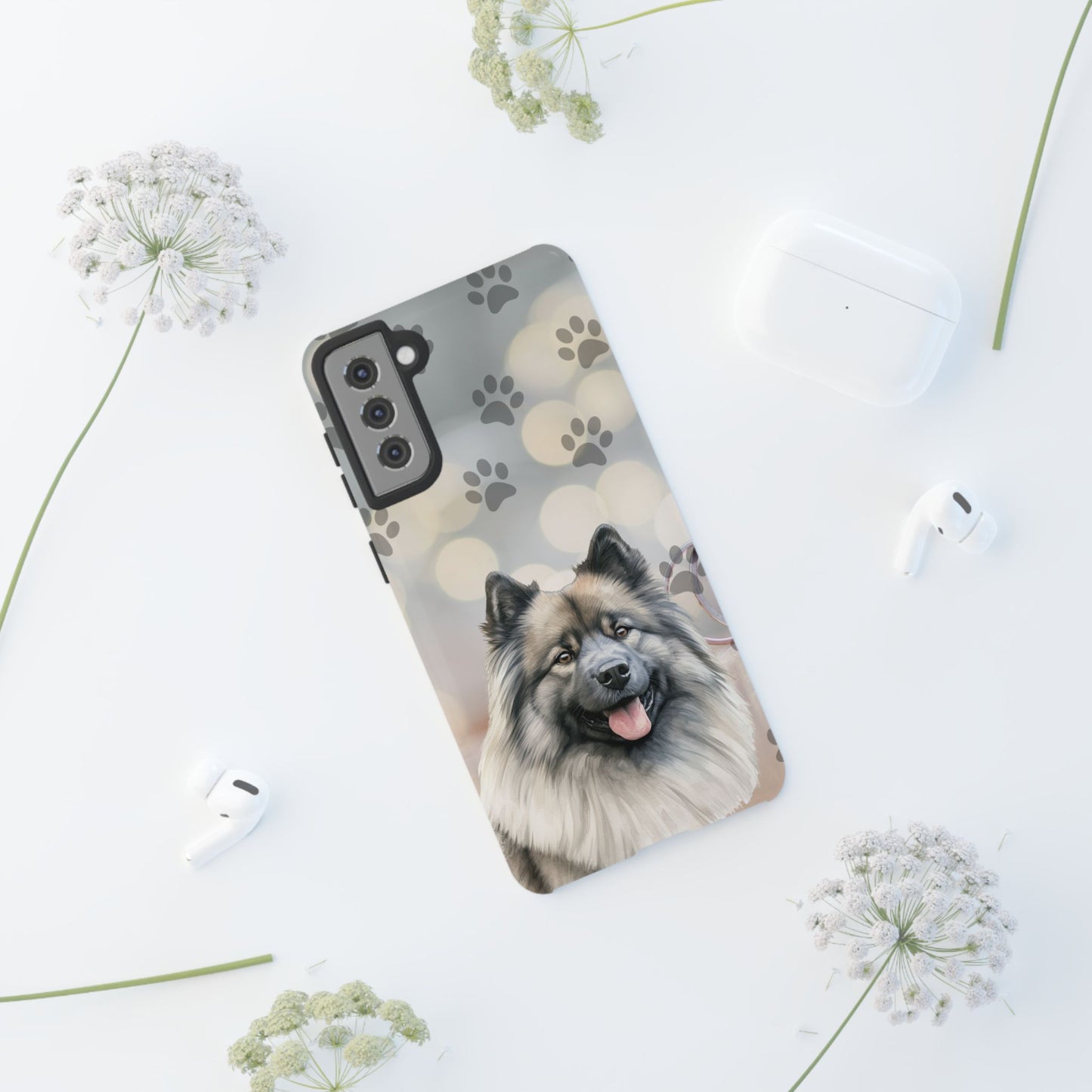 Keeshond Phone Case by Tough Cases ( Apple iPhone, Samsung Galaxy, and Google Pixel)