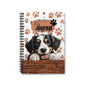 Appenzeller Sennenhund Spiral Notebook - Ruled Line