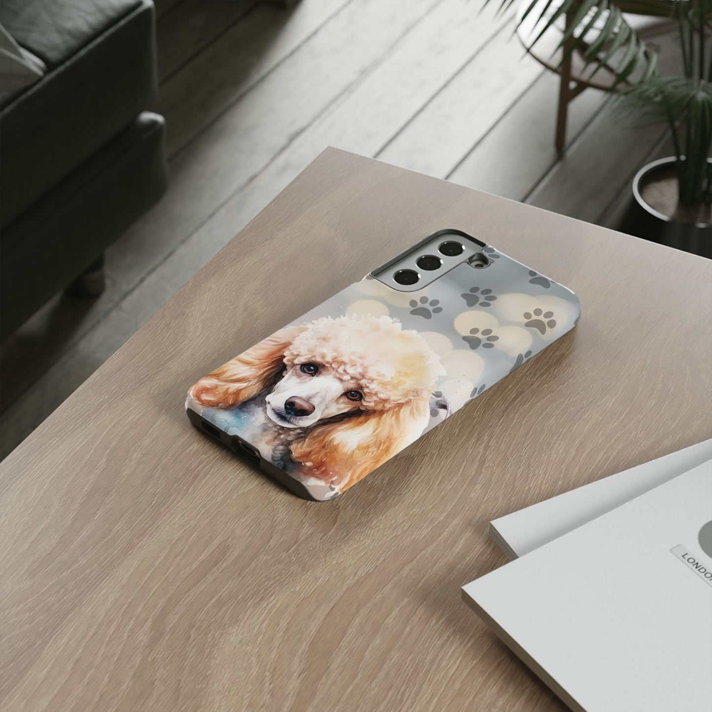 Poodle Phone Case by Tough Cases (Apple iPhone, Samsung Galaxy, and Google Pixel )
