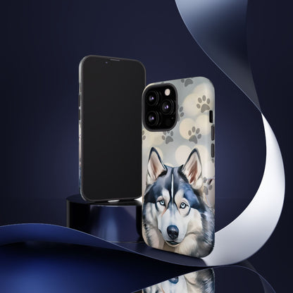 Siberian Husky Phone Cases by Tough Cases (Apple iPhone, Samsung Galaxy, and Google Pixel)