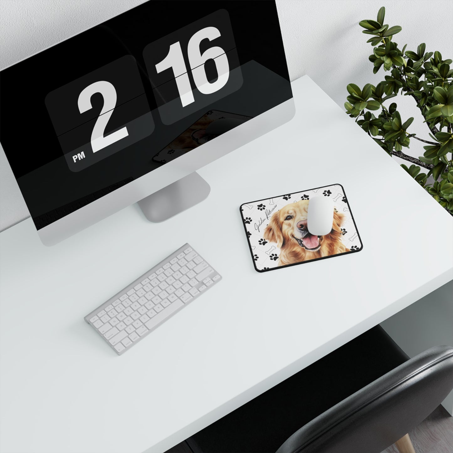 Golden Retriever Gaming Mouse Pad