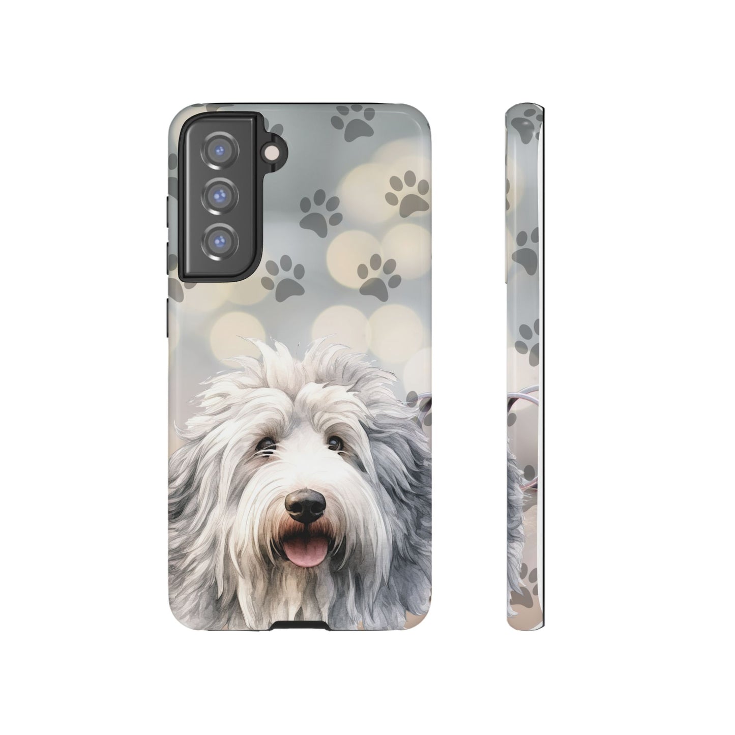 Old English Sheepdog by Tough Cases (Apple iPhone, Samsung Galaxy, and Google Pixel devices)