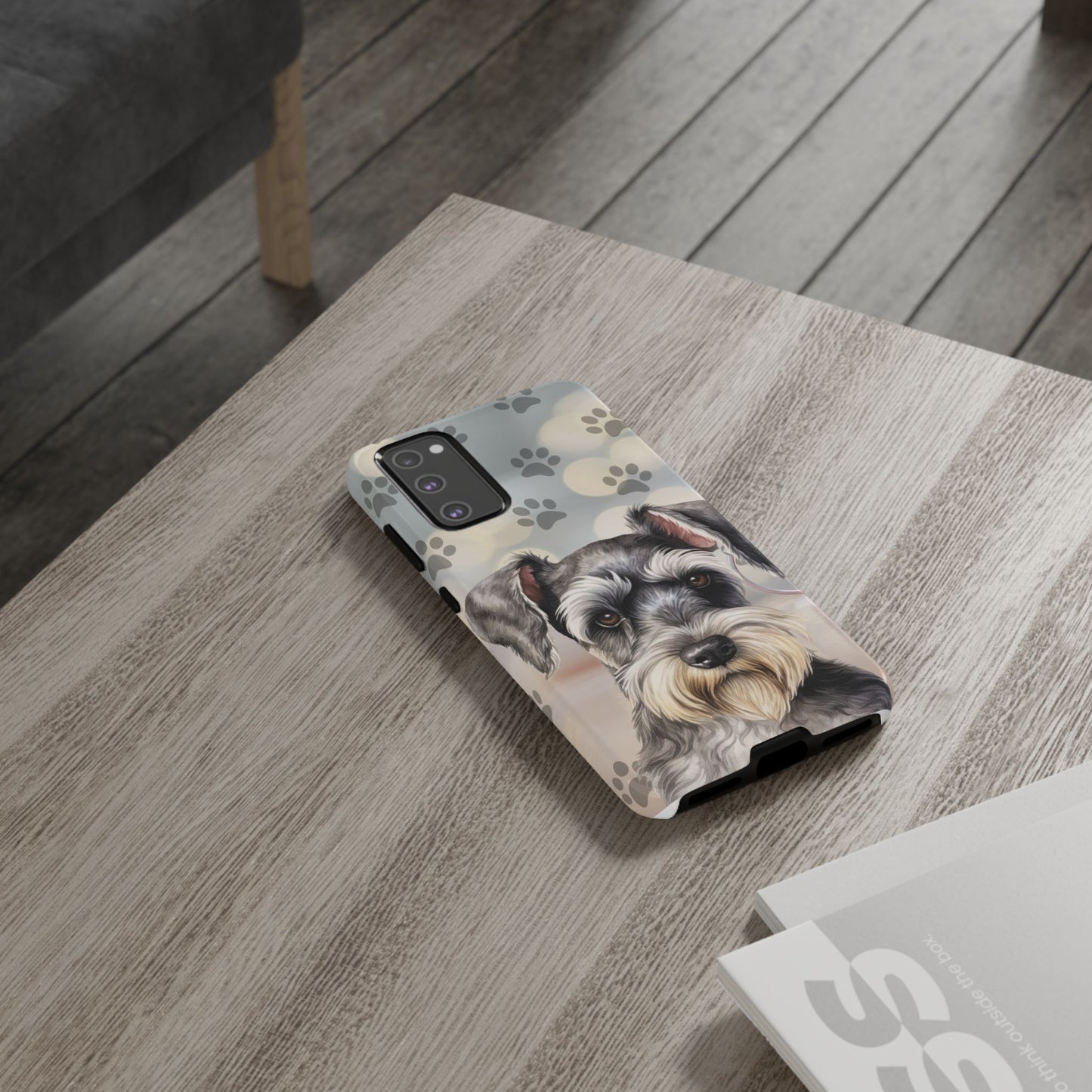 Miniature Schnauzer by Tough Cases (Apple iPhone, Samsung Galaxy, and Google Pixel)