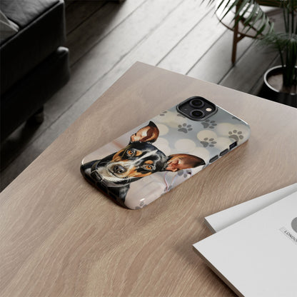 Rat Terrier by Tough Cases a (Apple iPhone, Samsung Galaxy, and Google Pixel)