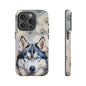 Siberian Husky Phone Cases by Tough Cases (Apple iPhone, Samsung Galaxy, and Google Pixel)