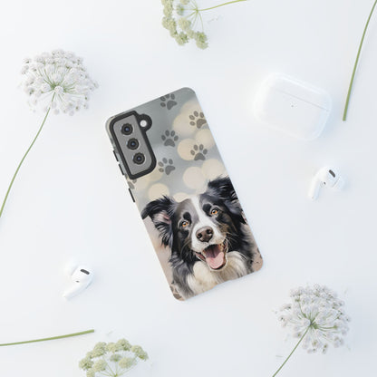 Border Collie Phone Case by Tough Cases (Apple iPhone, Samsung Galaxy, and Google Pixel)
