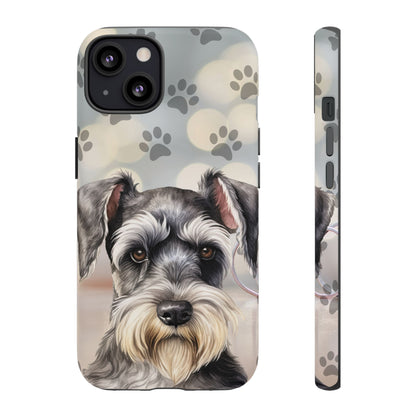 Miniature Schnauzer by Tough Cases (Apple iPhone, Samsung Galaxy, and Google Pixel)