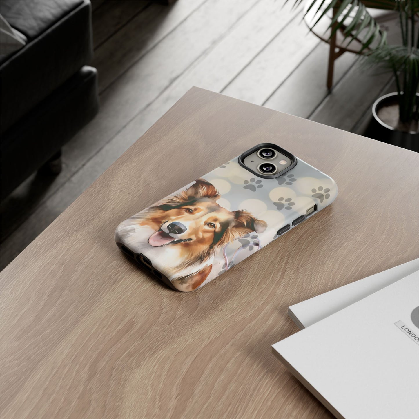 Collie Phone Case by Tough Cases (Apple iPhone, Samsung Galaxy, and Google Pixel)