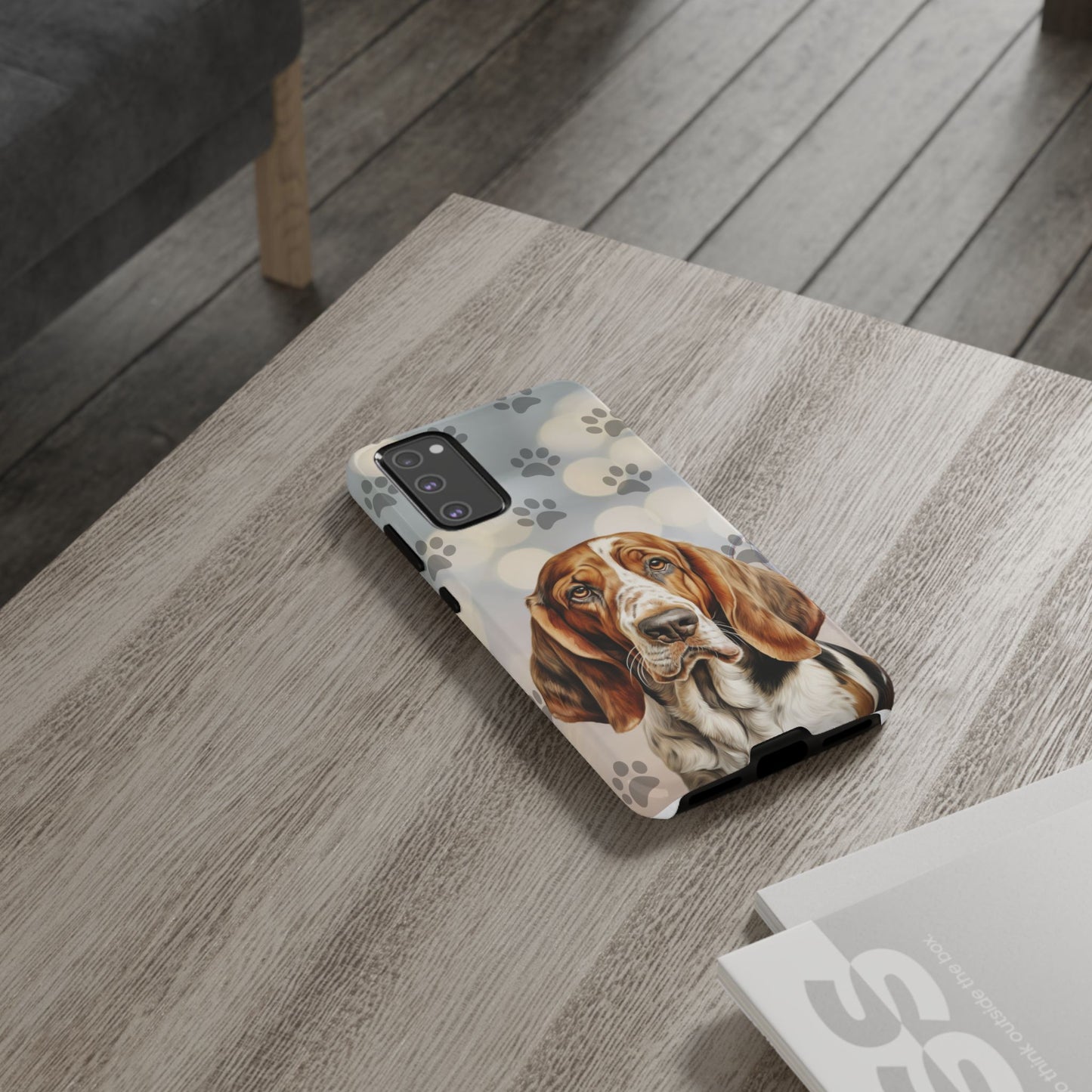 Basset Hound Phone Case by Tough Cases (Apple iPhone, Samsung Galaxy, and Google Pixel)