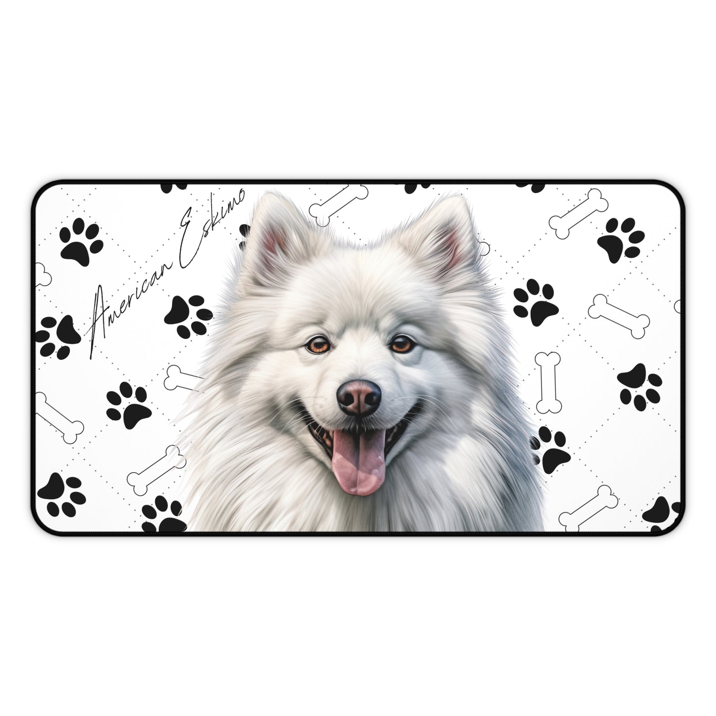 American Eskimo Dog Desk Mat