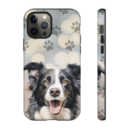 Border Collie Phone Case by Tough Cases (Apple iPhone, Samsung Galaxy, and Google Pixel)