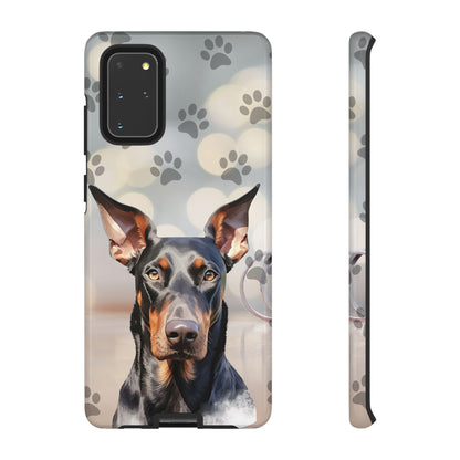 Doberman Phone Case by Tough Cases (Apple iPhone, Samsung Galaxy, and Google Pixel)