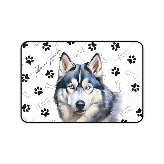 Siberian Husky Desk Mat
