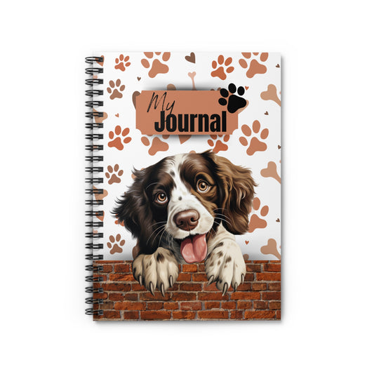 English Springer Spaniel Spiral Notebook - Ruled Line