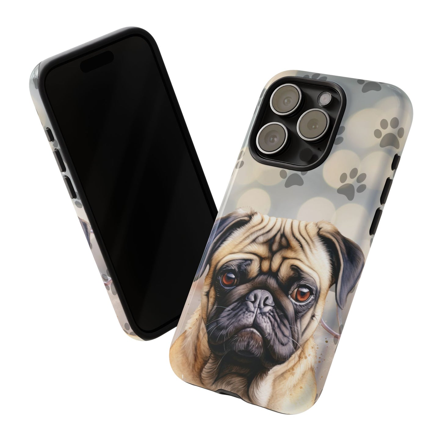 Pug Phone Case by Tough Cases (Apple iPhone, Samsung Galaxy, and Google Pixel)