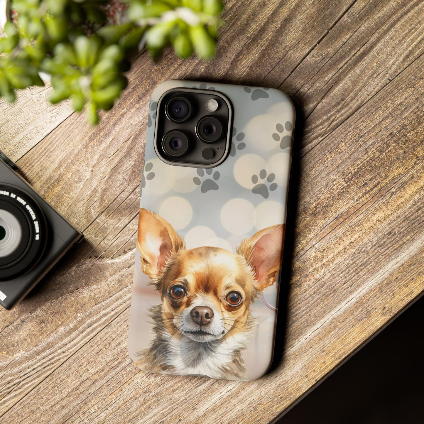 Chihuahua phone case by Tough Cases (Apple iPhone, Samsung Galaxy, and Google Pixel)