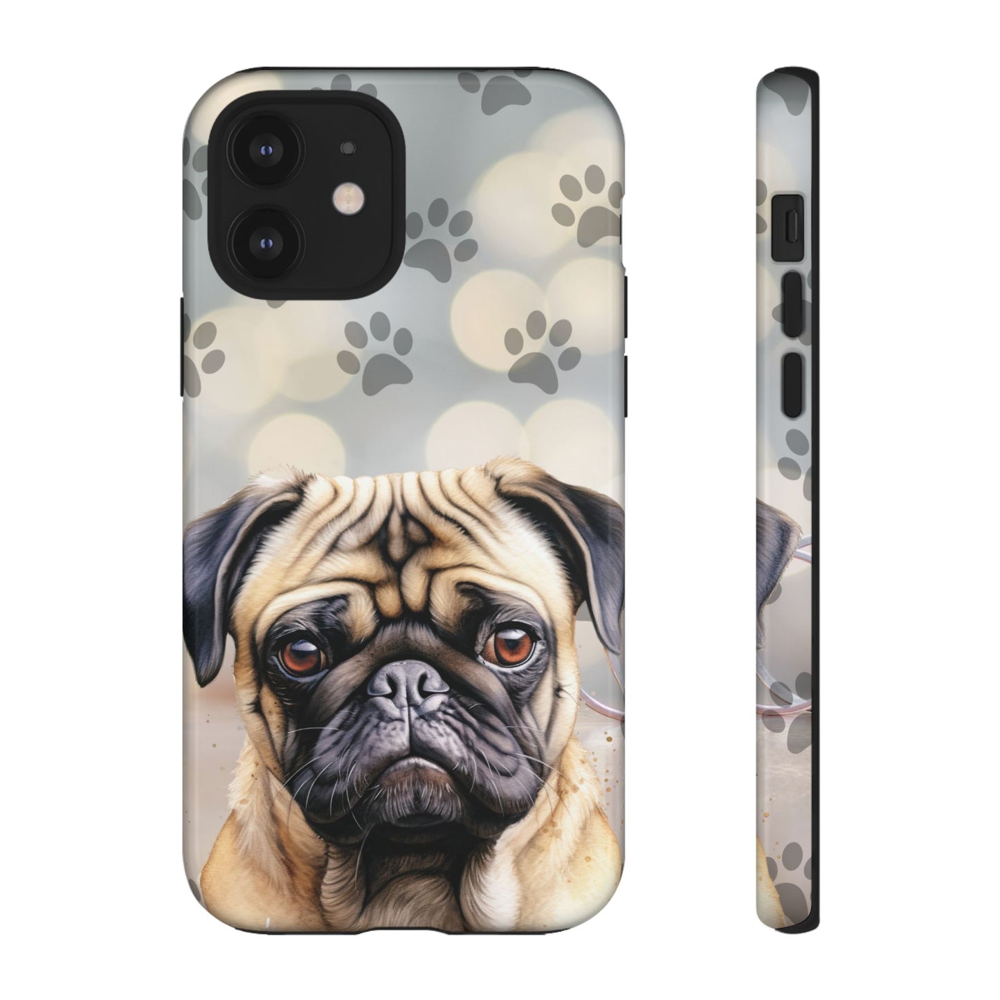 Pug Phone Case by Tough Cases (Apple iPhone, Samsung Galaxy, and Google Pixel)