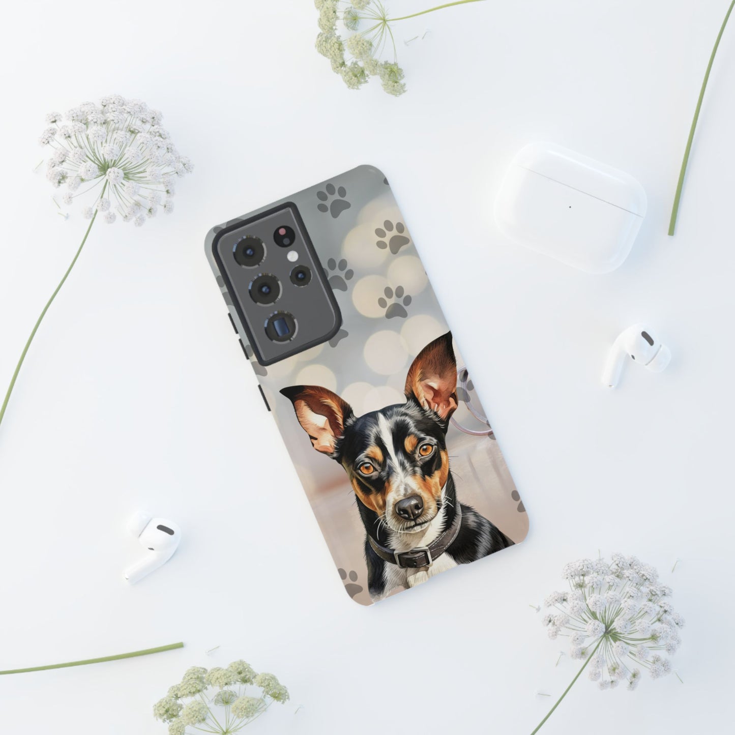 Rat Terrier by Tough Cases a (Apple iPhone, Samsung Galaxy, and Google Pixel)