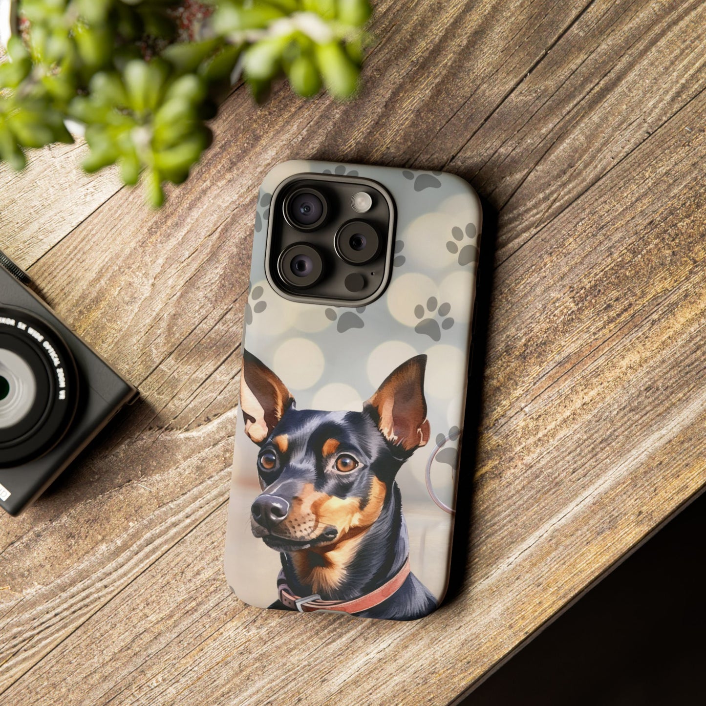 Miniature Pinscher by Tough Cases (Apple iPhone, Samsung Galaxy, and Google Pixel)