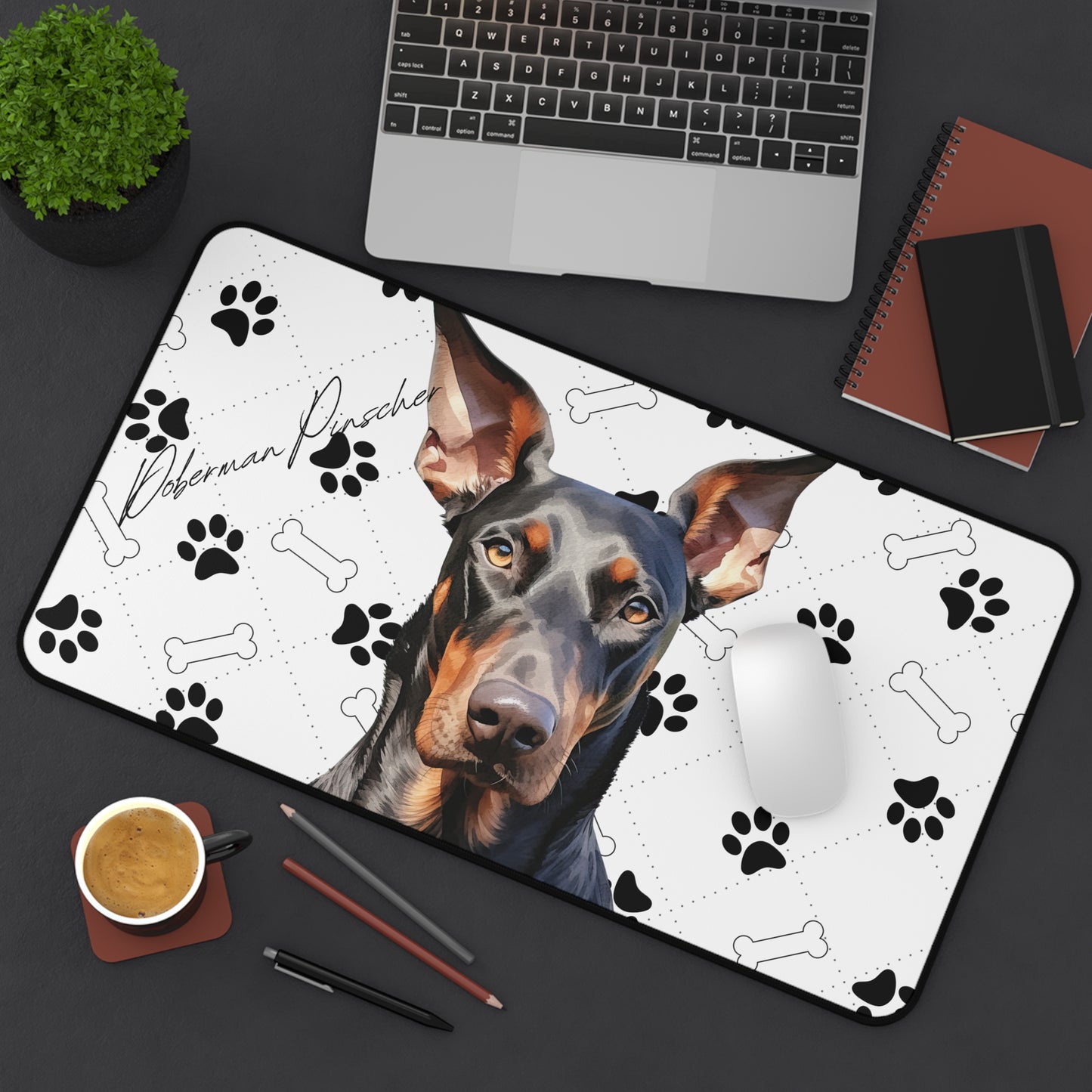 Doberman Pinscher Desk Mat
