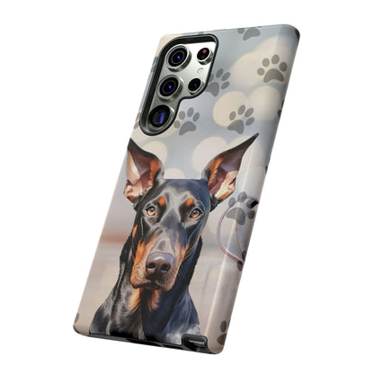 Doberman Phone Case by Tough Cases (Apple iPhone, Samsung Galaxy, and Google Pixel)