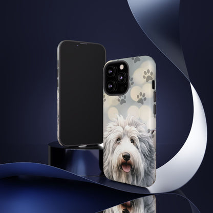 Old English Sheepdog by Tough Cases (Apple iPhone, Samsung Galaxy, and Google Pixel devices)