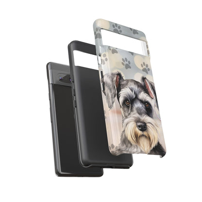 Miniature Schnauzer by Tough Cases (Apple iPhone, Samsung Galaxy, and Google Pixel)