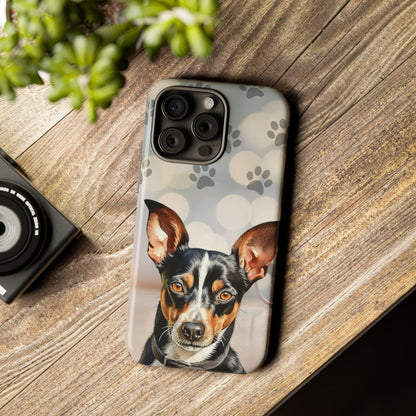 Rat Terrier by Tough Cases a (Apple iPhone, Samsung Galaxy, and Google Pixel)