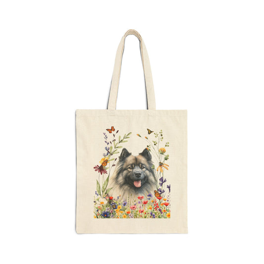 Keeshond Canvas Tote Bag