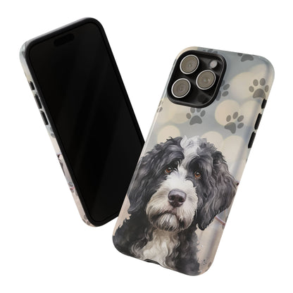 Portuguese Water Dog by Tough Cases (Apple iPhone, Samsung Galaxy, and Google Pixel)