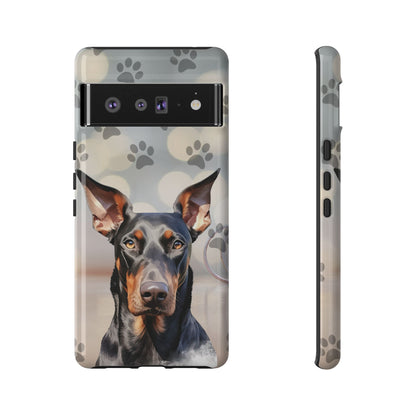 Doberman Phone Case by Tough Cases (Apple iPhone, Samsung Galaxy, and Google Pixel)