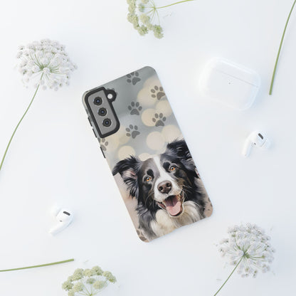Border Collie Phone Case by Tough Cases (Apple iPhone, Samsung Galaxy, and Google Pixel)