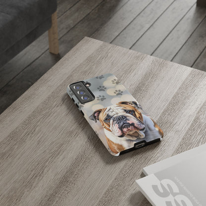 Bull Dog Phone Case by Tough Cases (Apple iPhone, Samsung Galaxy, and Google Pixel)