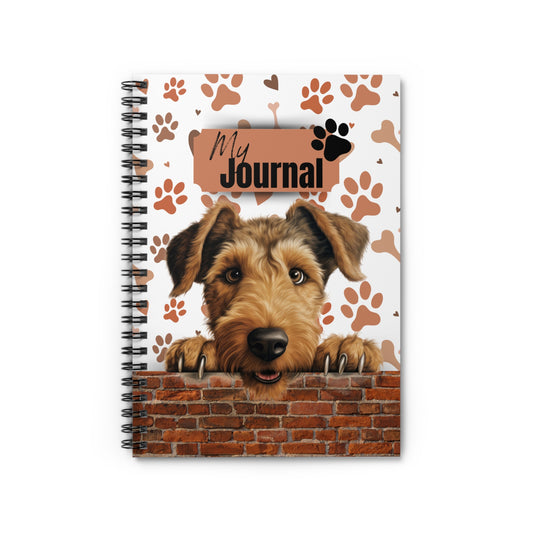 Welsh Terrier Spiral Notebook - Ruled Line