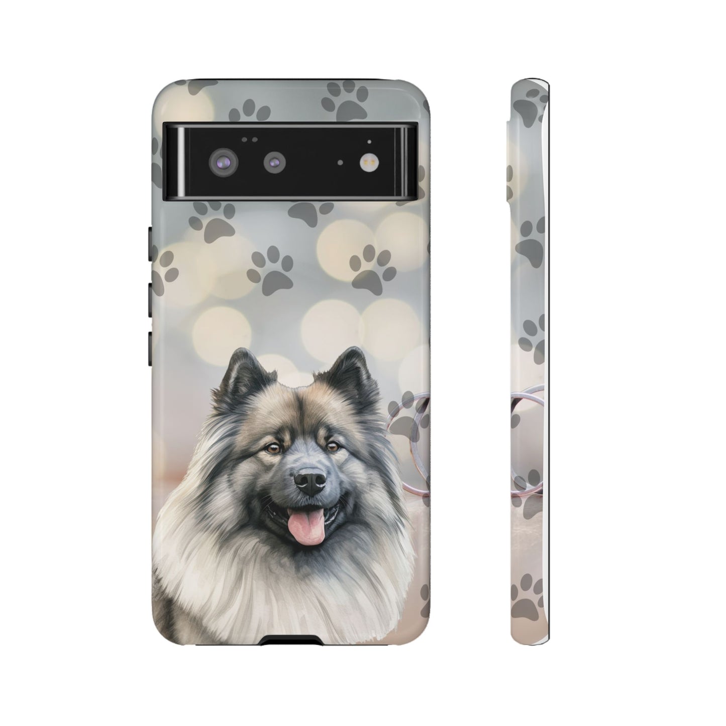 Keeshond Phone Case by Tough Cases ( Apple iPhone, Samsung Galaxy, and Google Pixel)