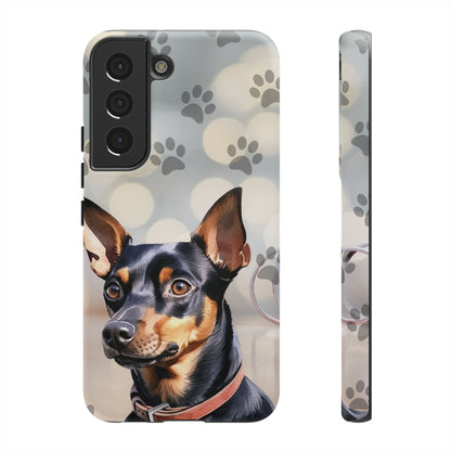 Miniature Pinscher by Tough Cases (Apple iPhone, Samsung Galaxy, and Google Pixel)