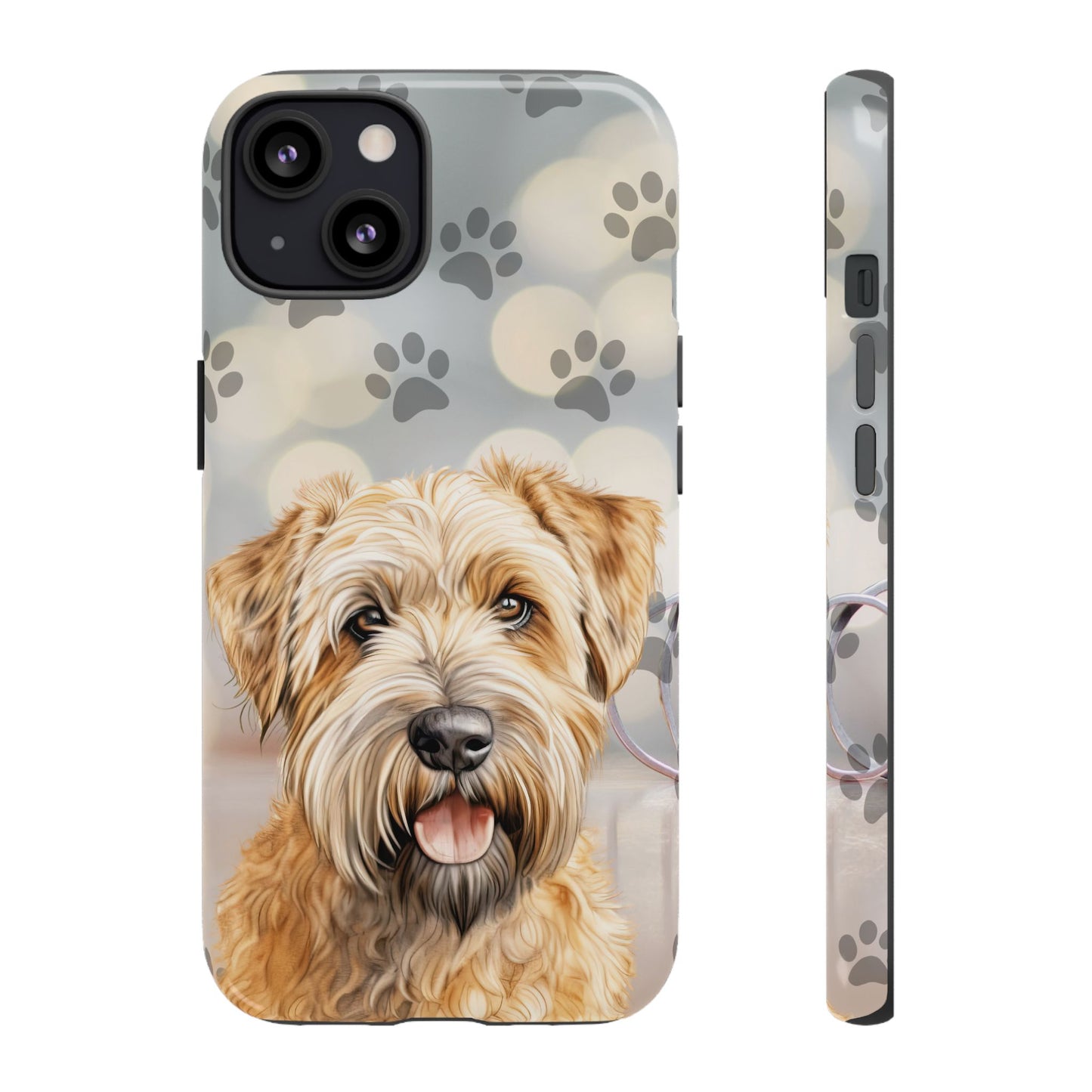 Self-Coated Wheaten Terrier by Tough Cases (Apple iPhone, Samsung Galaxy, and Google Pixel)