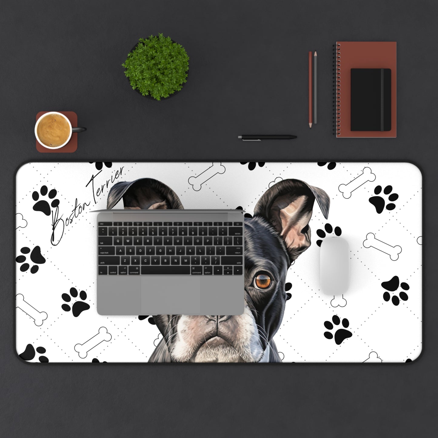 Boston Terrier Desk Mat