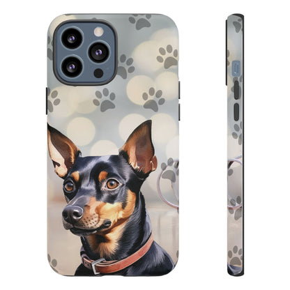 Miniature Pinscher by Tough Cases (Apple iPhone, Samsung Galaxy, and Google Pixel)