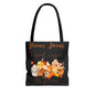 Halloween Coffee Tote Bag (Black)