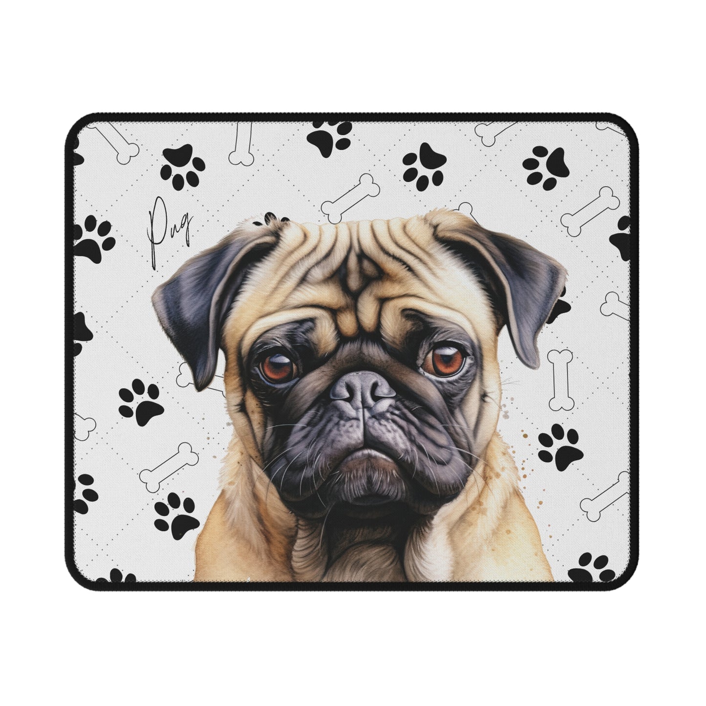 Pug Gaming Mouse Pad