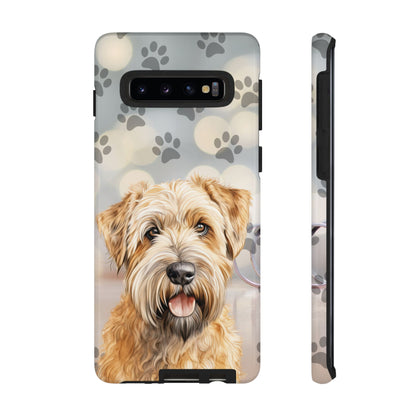 Self-Coated Wheaten Terrier by Tough Cases (Apple iPhone, Samsung Galaxy, and Google Pixel)