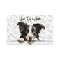 Bearded Collie Personalized Pet Food Mat - Custom Dog Feeding Station, Dog Accessories, Unique Pet Gift, Kitchen Decor, Pet Lover Gift