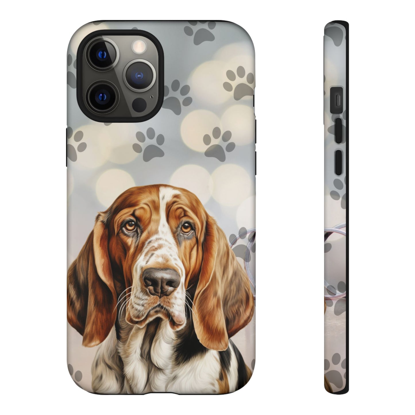 Basset Hound Phone Case by Tough Cases (Apple iPhone, Samsung Galaxy, and Google Pixel)