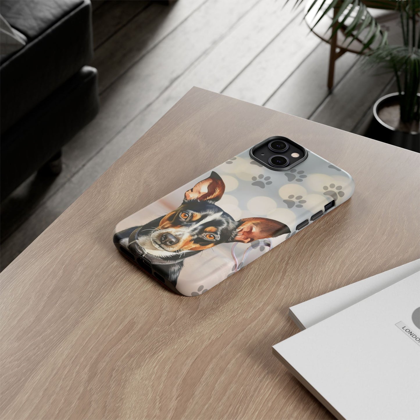 Rat Terrier by Tough Cases a (Apple iPhone, Samsung Galaxy, and Google Pixel)