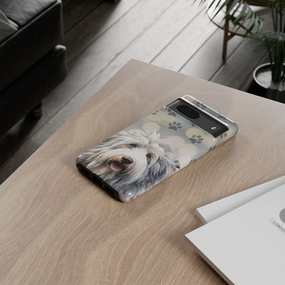 Old English Sheepdog by Tough Cases (Apple iPhone, Samsung Galaxy, and Google Pixel devices)