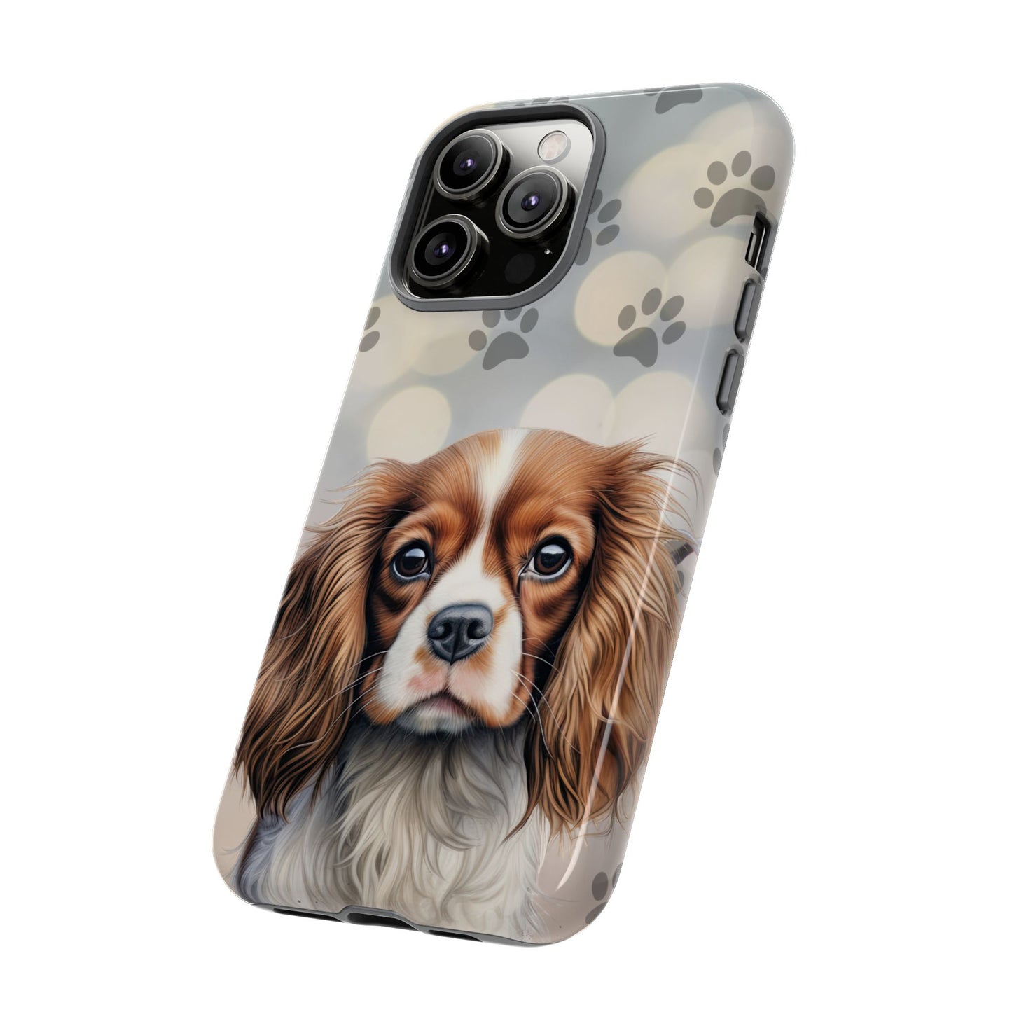Cavalier King Charles Spaniel phone case by Tough Cases (Apple iPhone, Samsung Galaxy, and Google Pixel)