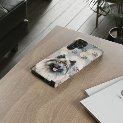 Keeshond Phone Case by Tough Cases ( Apple iPhone, Samsung Galaxy, and Google Pixel)