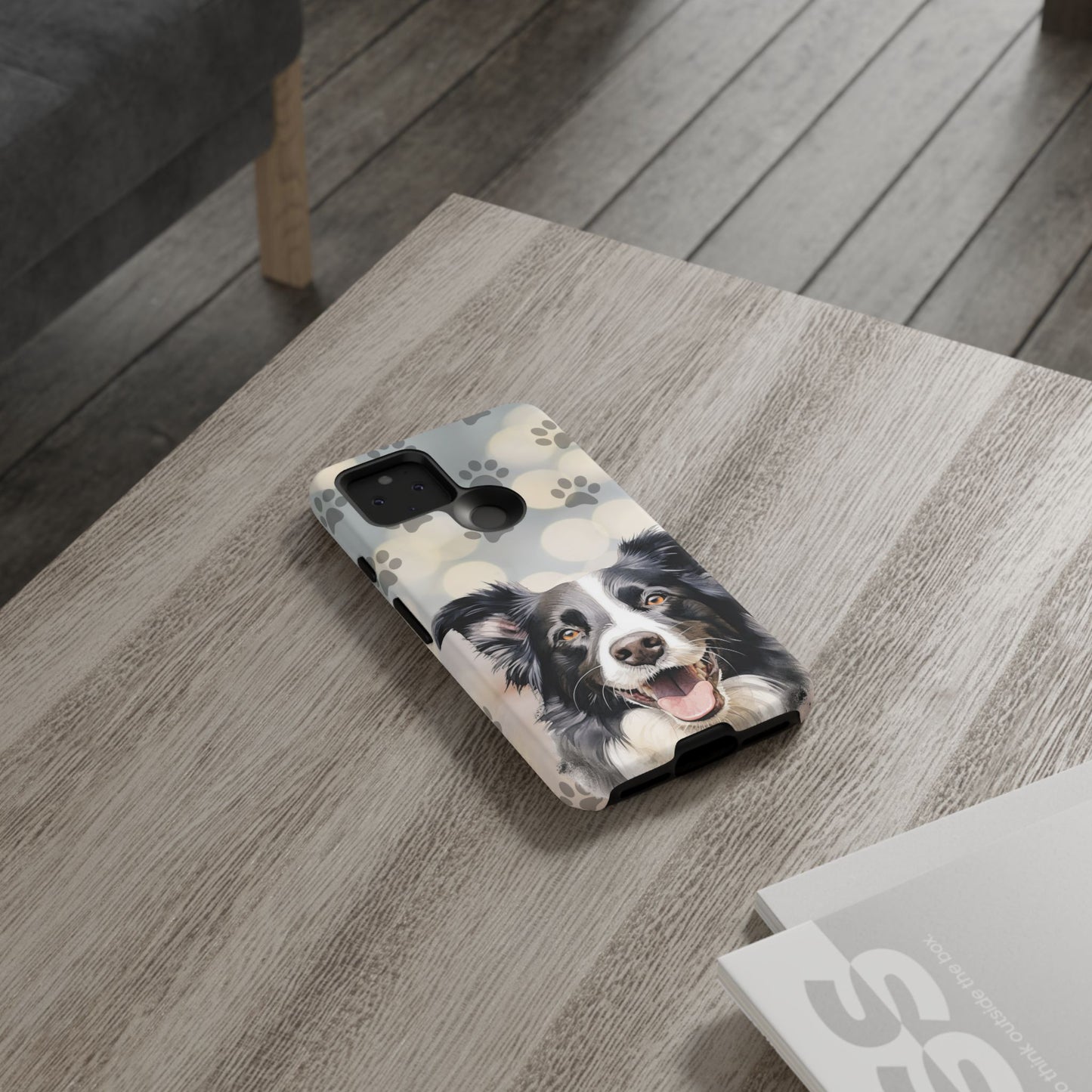 Border Collie Phone Case by Tough Cases (Apple iPhone, Samsung Galaxy, and Google Pixel)