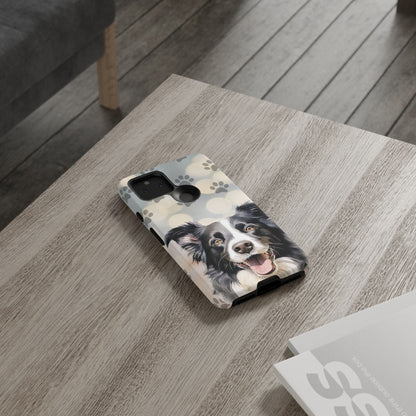 Border Collie Phone Case by Tough Cases (Apple iPhone, Samsung Galaxy, and Google Pixel)